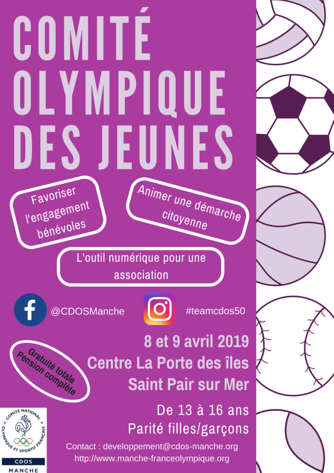 CDOS des jeunes - 8/9 avril 2019