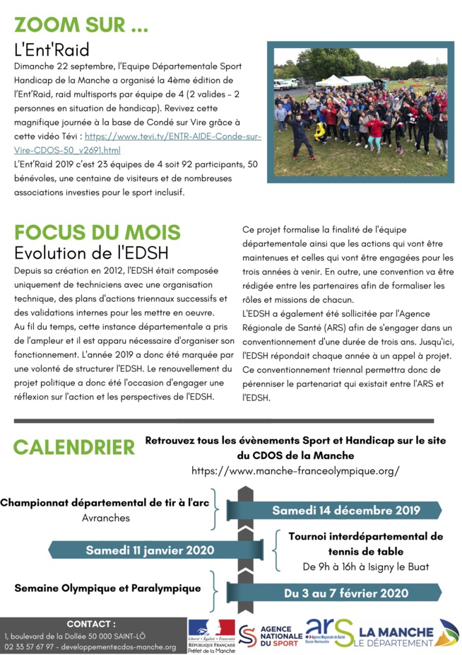 Newsletter EDSH n°7 Newsletter EDSH n°7