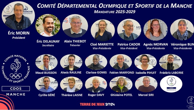 Organigramme du CDOS 2025-2029 Organigramme du CDOS 2025-2029