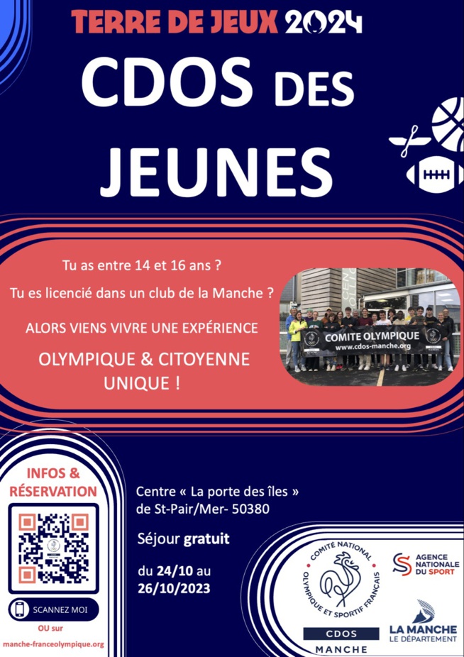 CDOS des Jeunes 2023 : inscriptions CDOS des Jeunes 2023 : inscriptions