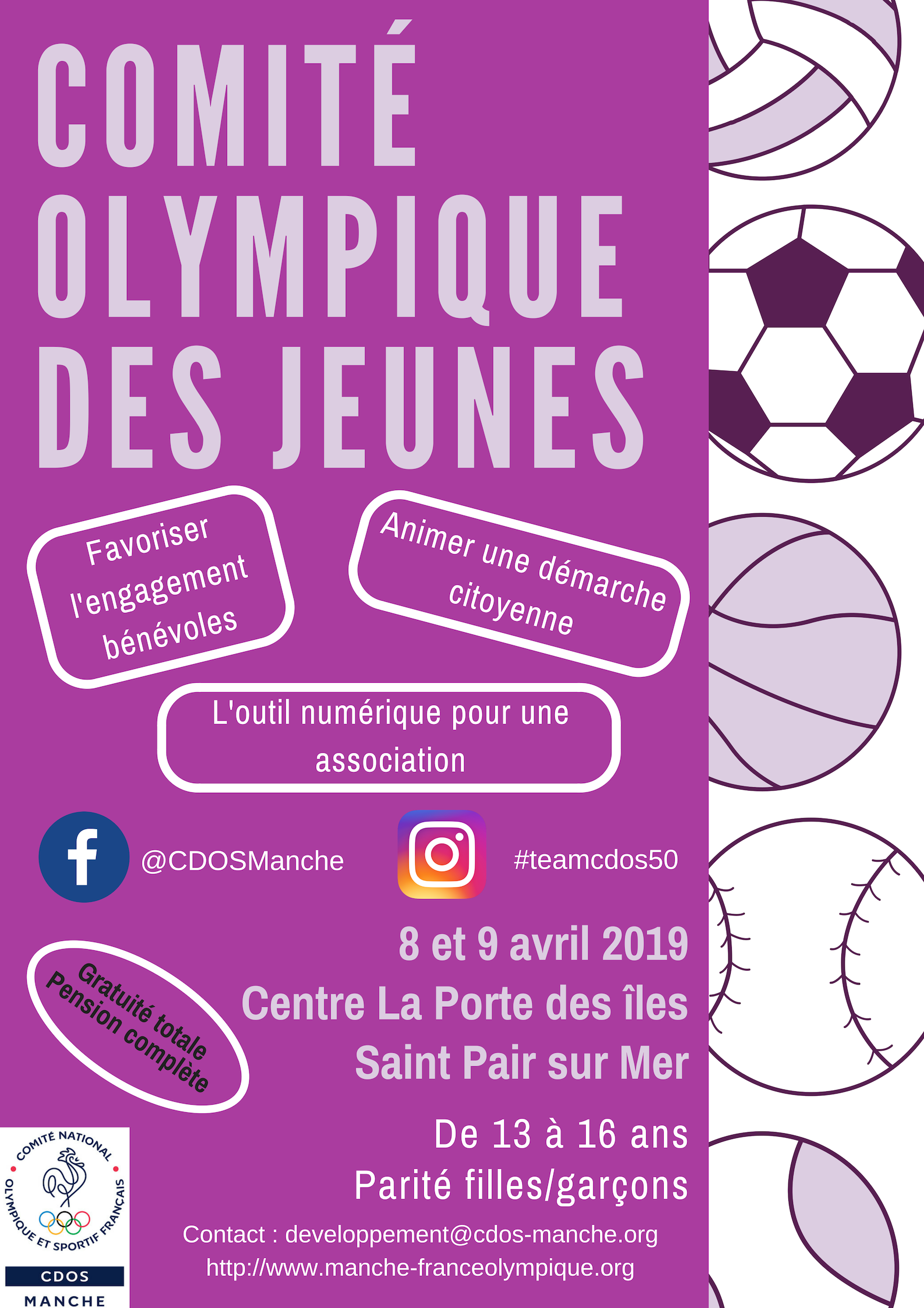 CDOS des jeunes - 8/9 avril 2019