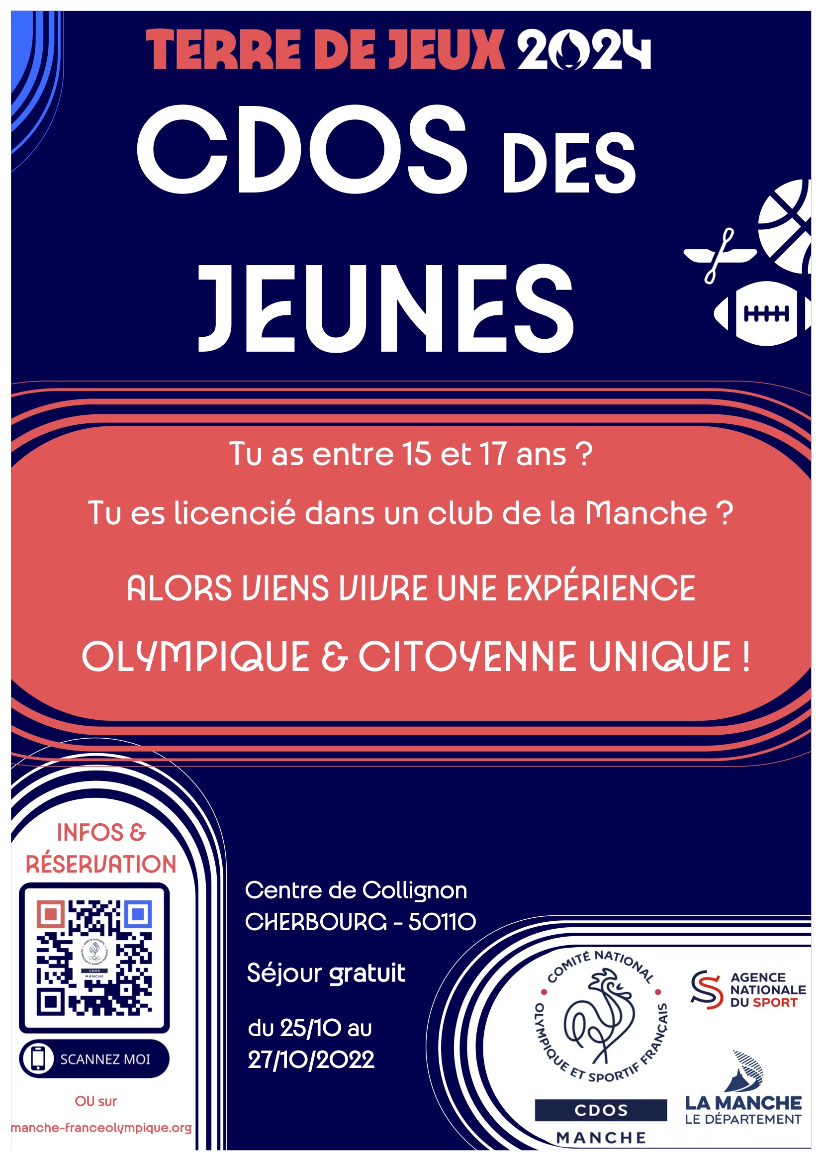 Inscrivez vos jeunes au CDOS des Jeunes 2022 ! 